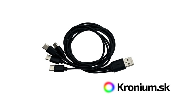 Štvoritý nabíjací USB-C kábel