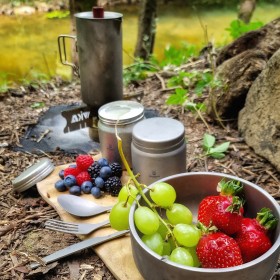 Titánový French Press Silverant