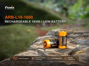 Dobíjateľná batéria Fenix 18350 1600 mAh (Li-Ion)