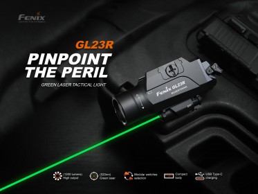 Zbraňové laserové svietidlo Fenix GL23R