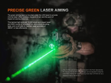 Zbraňové laserové svietidlo Fenix GL23R