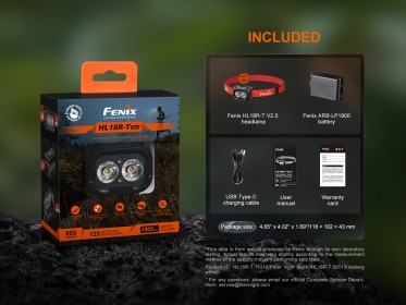 Nabíjateľná čelovka Fenix HL18R-T V2.0