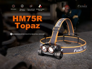 Nabíjateľná čelovka Fenix HM75R Topaz