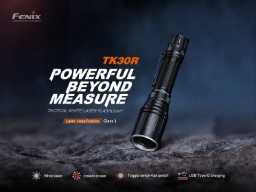 Nabíjateľné laserové svietidlo Fenix TK30R